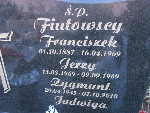 Jerzy Fiutowski 1969 Szydłowiec - Grobonet - Wyszukiwarka osób pochowanych