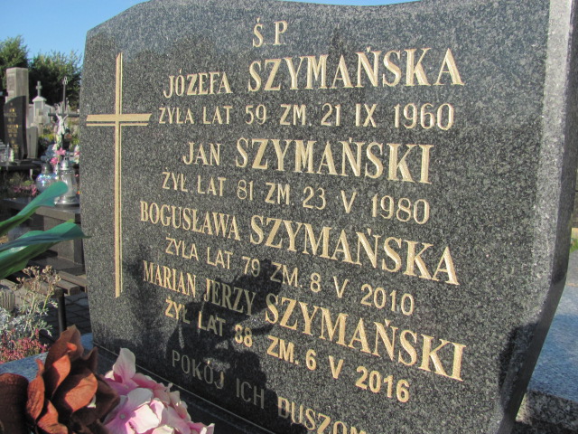 Bogusława Szymańska Szydłowiec - Grobonet - Wyszukiwarka osób pochowanych