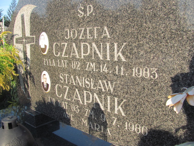 Józefa Czapnik Szydłowiec - Grobonet - Wyszukiwarka osób pochowanych