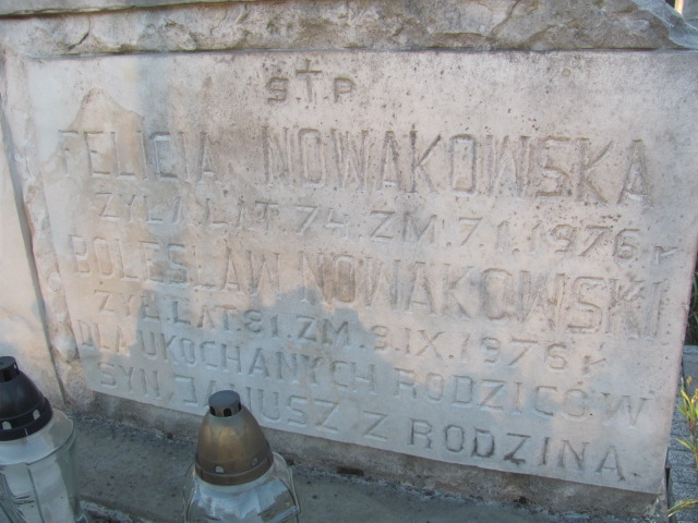 Felicja Nowakowska Szydłowiec - Grobonet - Wyszukiwarka osób pochowanych