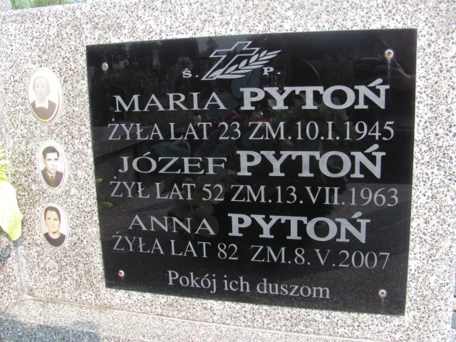 Maria Pytoń Szydłowiec - Grobonet - Wyszukiwarka osób pochowanych