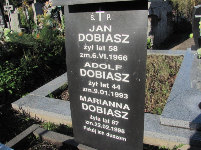 Adolf Dobiasz Szydłowiec - Grobonet - Wyszukiwarka osób pochowanych