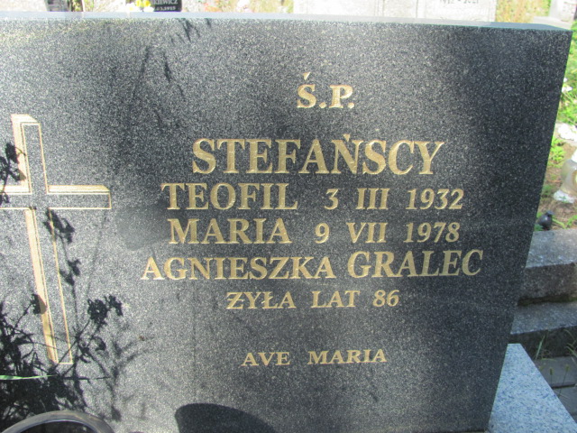 Agnieszka Gralec Szydłowiec - Grobonet - Wyszukiwarka osób pochowanych