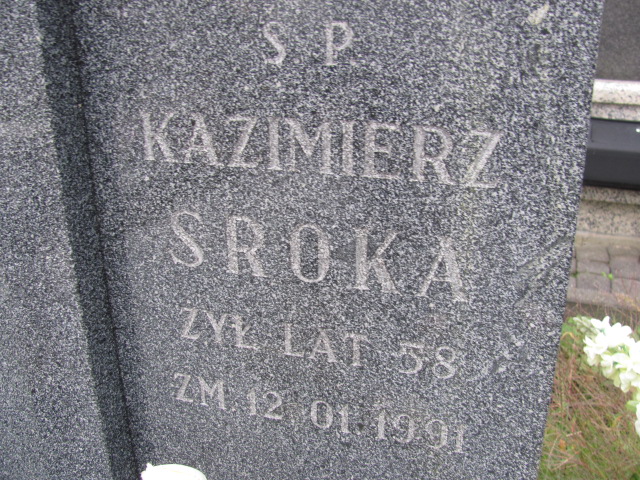 Kazimierz Sroka Szydłowiec - Grobonet - Wyszukiwarka osób pochowanych