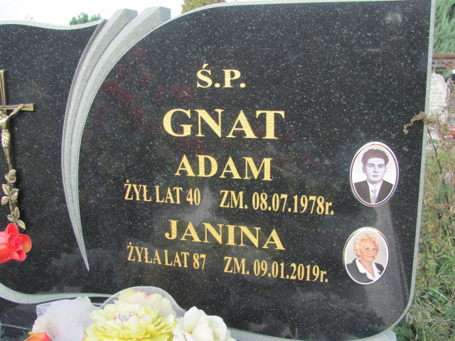 Janina Gnat Szydłowiec - Grobonet - Wyszukiwarka osób pochowanych