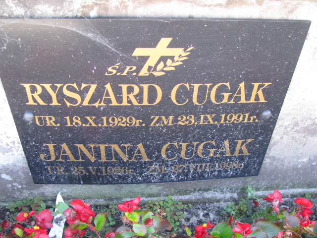 Janina Cugak 1926 Szydłowiec - Grobonet - Wyszukiwarka osób pochowanych