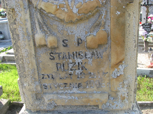 Stanisław Ruzik Szydłowiec - Grobonet - Wyszukiwarka osób pochowanych