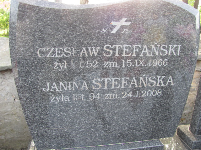 Czesław Stefański Szydłowiec - Grobonet - Wyszukiwarka osób pochowanych