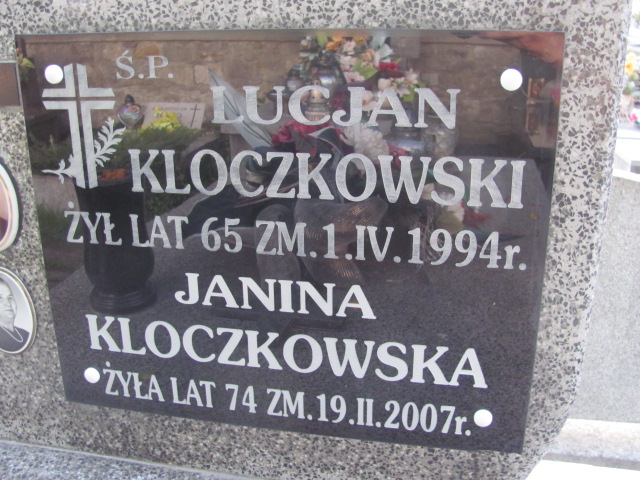 Lucjan Kloczkowski Szydłowiec - Grobonet - Wyszukiwarka osób pochowanych