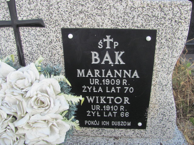 Wiktor Bąk 1909 Szydłowiec - Grobonet - Wyszukiwarka osób pochowanych