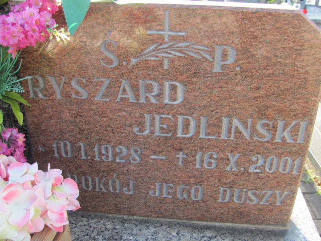 Ryszard Jedliński 1928 Szydłowiec - Grobonet - Wyszukiwarka osób pochowanych