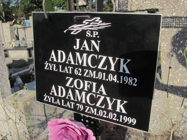 Jan Adamczyk Szydłowiec - Grobonet - Wyszukiwarka osób pochowanych